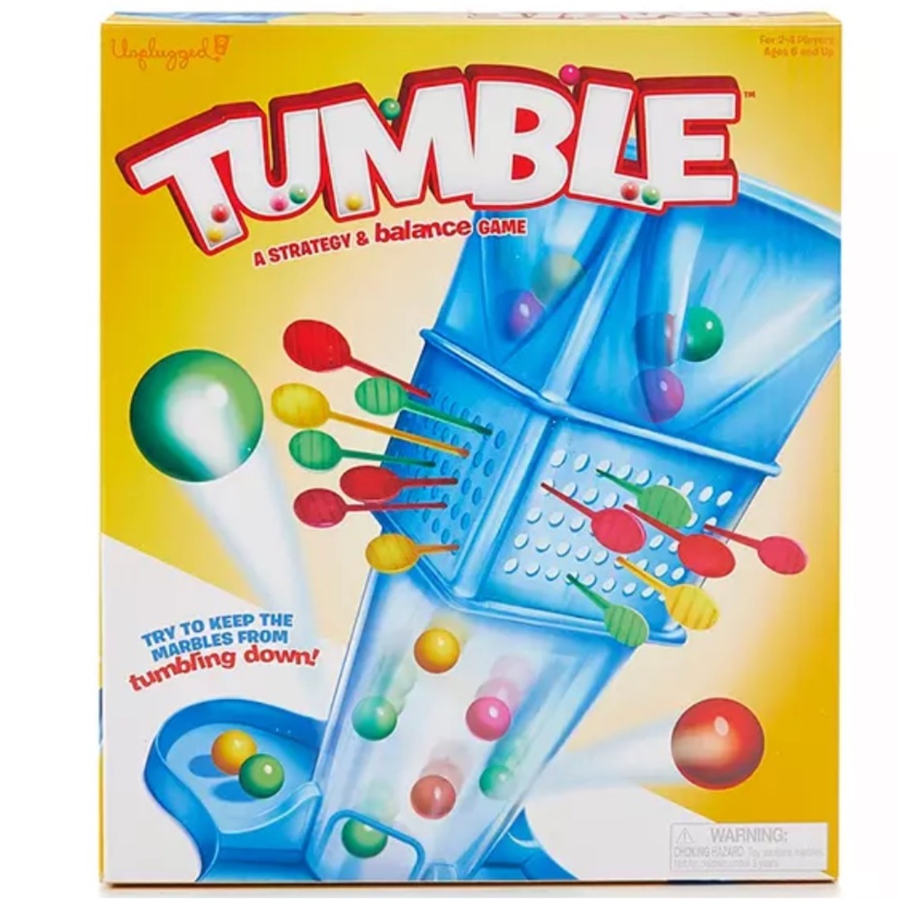 Tumble Strategy & Balance STEM Kids Board Game NWT